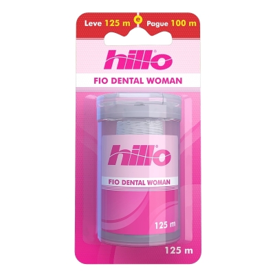 Fio dental hillo 125mt woman