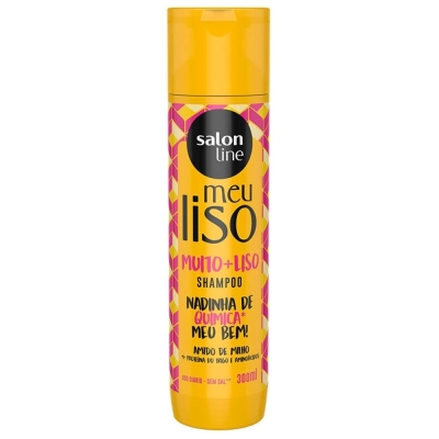 Shampoo salon line 300ml meu liso amido milho