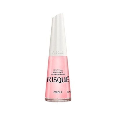 Esmalte risque perola 8ml cintilante, perola