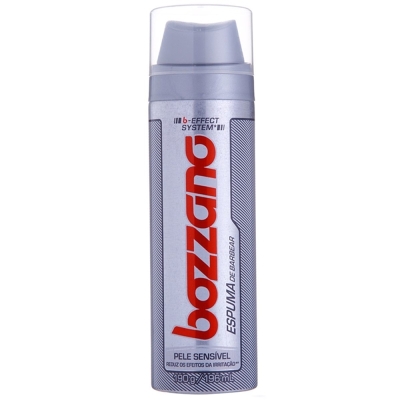 Espuma de barbear bozzano 196ml pele sensivel, pele sensivel