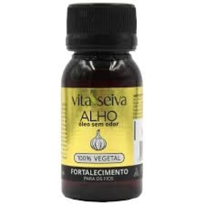 Oleo de alho vita seiva 100% vegetal 30ml fortalecimento