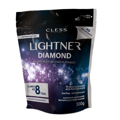 Descolorante lightner 300g diamond , diamond loiro platinado
