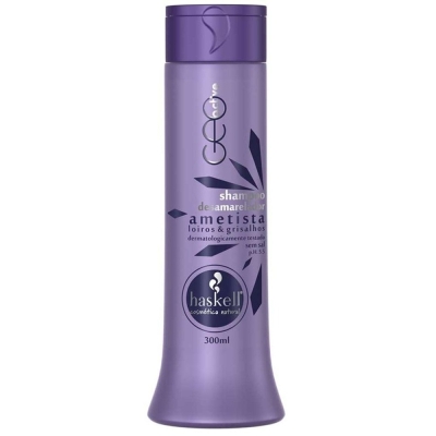 Shampoo haskell 300ml ametista desamarelador, desamarelador