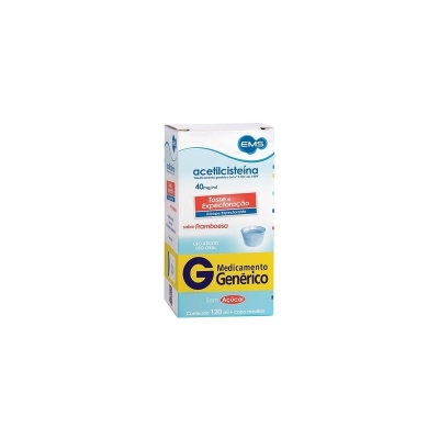 Acetilcisteina 40mg 120ml, adulto