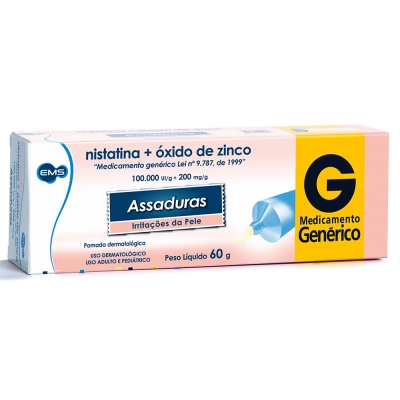 NISTATINA+OXIDO ZINCO POMADA 60G EMS