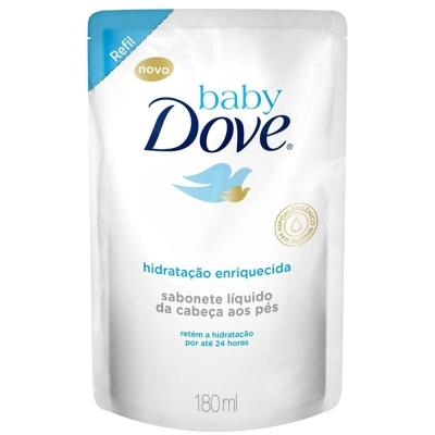 Sabonete liquido dove baby 200ml hidrat. enriquecida, hidrat. enriquecida