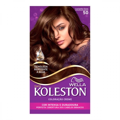 Tintura koleston 50 castanho claro, castanho claro