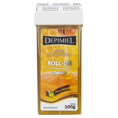 Cera roll-on depimiel 100g classica, cera ao mel 100g