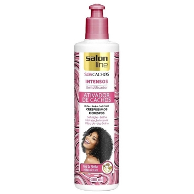Ativador cachos salon line 300ml intensos, intensos