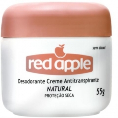 Desodorante red apple creme 55g natural, 55g natural