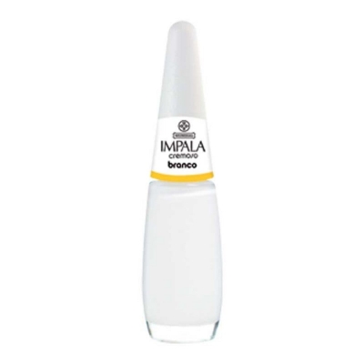 Esmalte impala 7,5ml cremoso branco