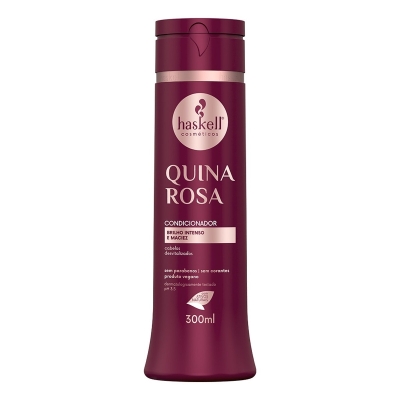 Condicionador haskell 300ml quina rosa