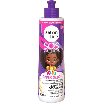Ativador Modela Sos Cachos Kids Definição Salon Line 300ml