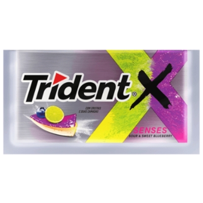 Chicle trident blueberry 8g