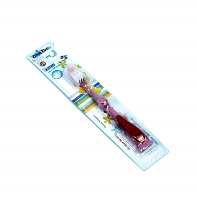 Escova dental infantil c/ cerdas flexiveis goal kids