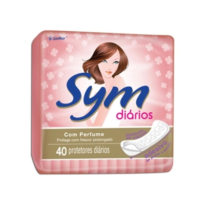Protetor diario sym c/perfume c/40, protetor diario