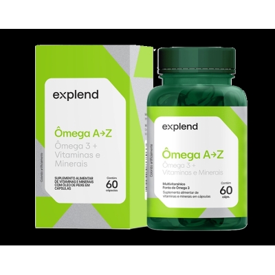 Omega az vitaminas e minerais c/60 caps explend