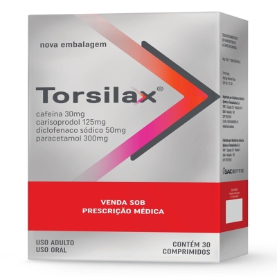 Torsilax c/30, adulto c/30 comp
