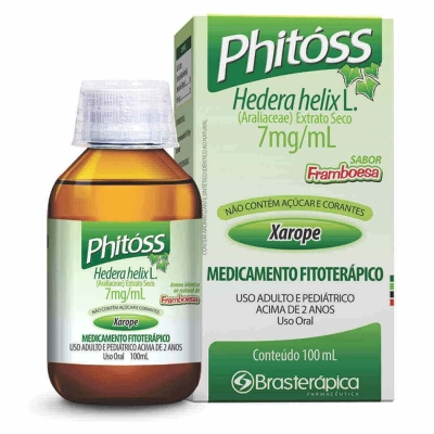 Phitoss (hedera helix l) 100ml, 7mg/ml xaropee fr 100ml pet