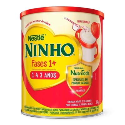 Leite ninho fases 1+ prebio 800g