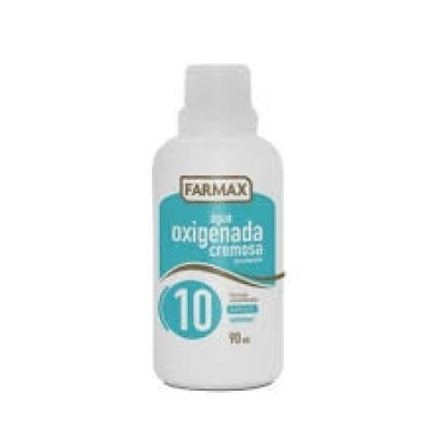 Agua oxigenada farmax 10v 90ml cremosa, 10v cremosa farmax