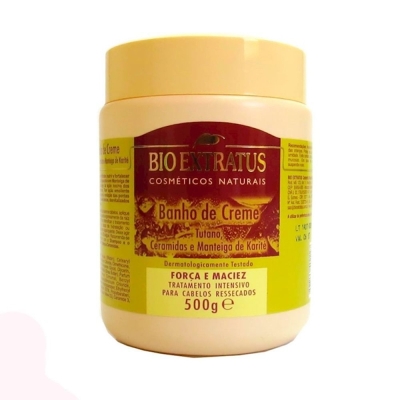 Banho creme bioextratus 500g tutano ceramidas, tutano, ceramidas e manteiga de karite