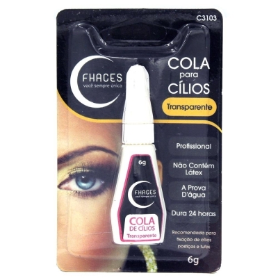 Cola p/cilios transparente fhaces 6gr 