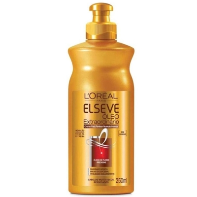 Creme pentear elseve 250ml oleo extraordinario, oleo extraordinario nutriçao intensa