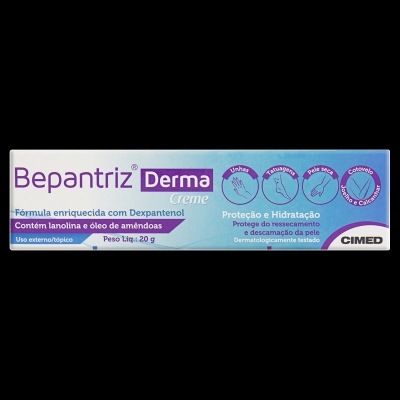 Bepantriz derma creme 20g, 20g protecao e hidratacao