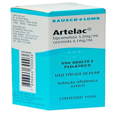 Artelac, 32+0,1mg sol oft frasco gotas 10ml