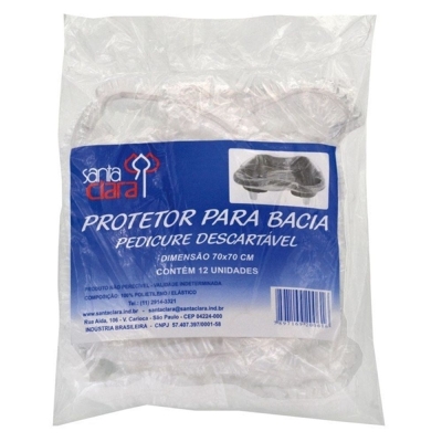 Protetor de bacia pedicure descartavel c/12