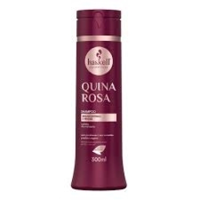 Shampoo haskell 300ml quina rosa