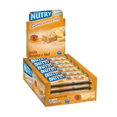Barra cereal nutry 22g aveia, banana e mel