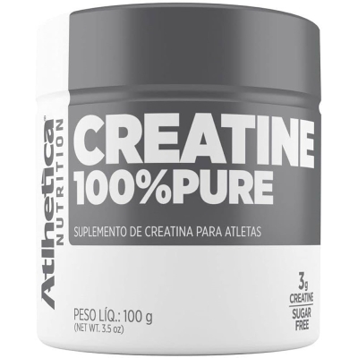 Creatine 100% Pure Suplemento de creatina para atletas - Natural 100g Sabor Sem sabor