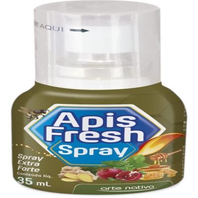 Apis fresh spray 35ml mel/propolis/roma/gengibre/malva, extra forte
