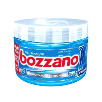 Gel fixador bozzano 300g azul, azul 300gr (acao prol.)