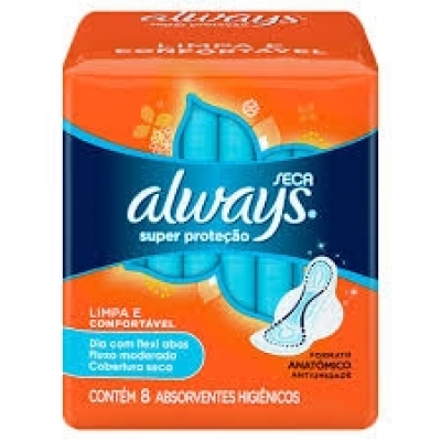 Absorventes Femininos Always Super Proteção Atacado Barato
