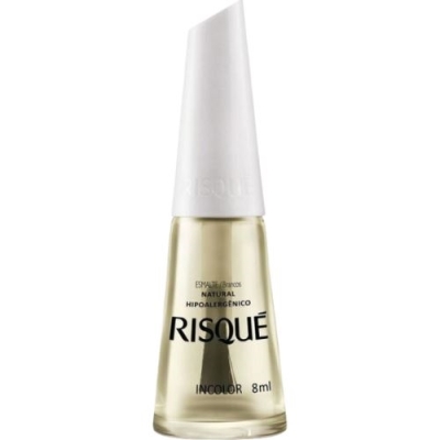 Esmalte risque 8ml incolor, risque incolor natural 8ml