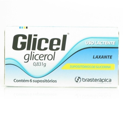 Glicel glicerol supositorio glicerina adulto (unidade), laxante