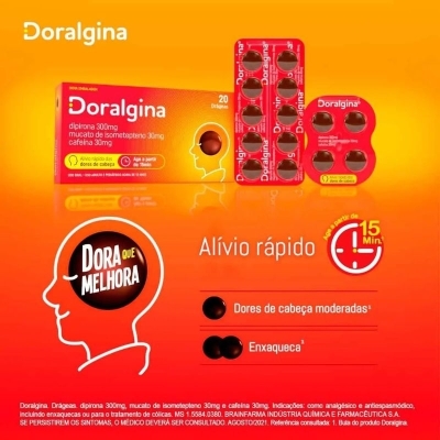 Doralgina c/20, c/20 comp
