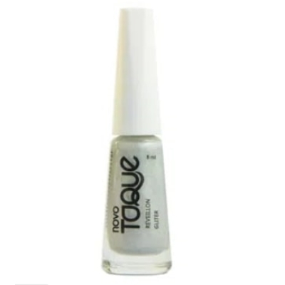Esmalte novo toque 8ml gliter reveillon, novo toque reveillon gliter