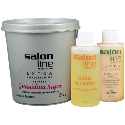 Alisante salon line 215g guanidina/extra conditioning super+ativ+neut , guanidina super