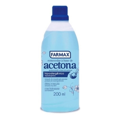 Removedor De Esmalte Acetona Com Hidratante Farmax 500ml Top