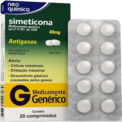 Simeticona 40mg c/20, 40mg c/20