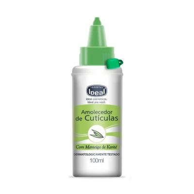 Amolecedor de cuticulas ideal 100ml manteiga de karite