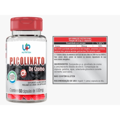 PICOLINATO DE CROMO C/60 250MG