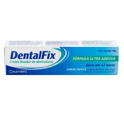 Dentalfix 20g menta 12horas, menta fixador dentaduras 12horas