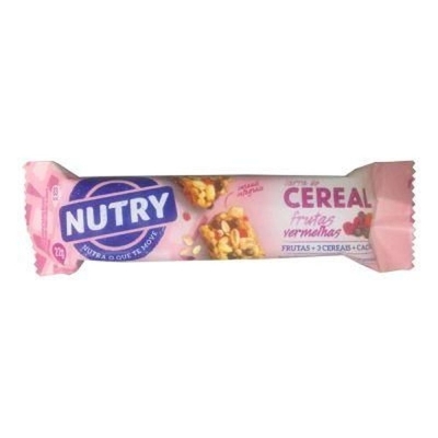 Barra cereal nutry 22g frutas vermelha
