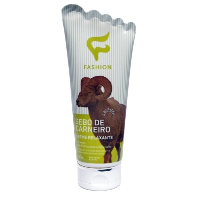 Creme p/ pes e maos sebo de carneiro relaxante 200ml