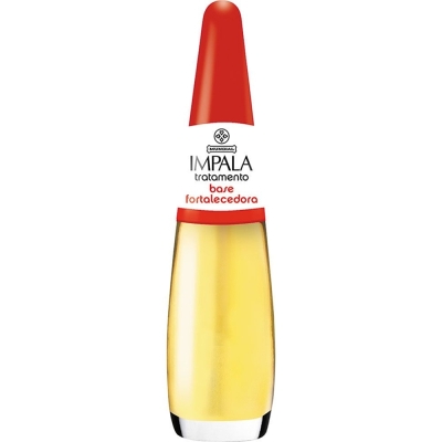 Esmalte impala 7,5ml tratamento base fortalecedora, base fortalecedora